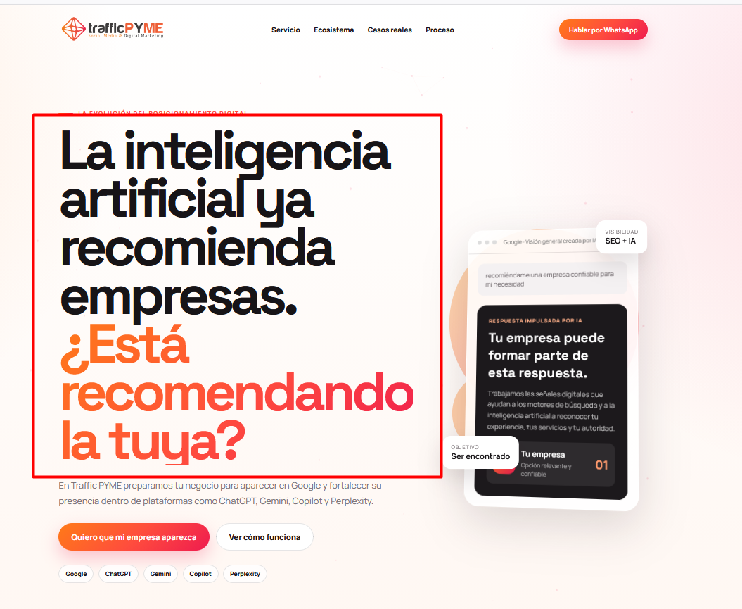 Ejemplo adicional de resultado de búsqueda con inteligencia artificial